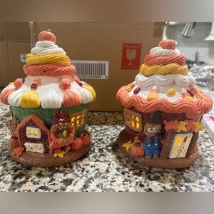 Valerie Parr Hill Handmade Fall Harvest Cupcake Houses
